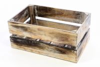 Cutie din lemn VINTAGE DIVERO maro - 44 x 28 x 19 cm