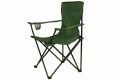 Scaun pliant cu suport - verde