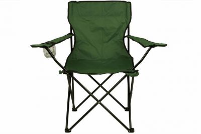 Scaun pliant cu suport - verde