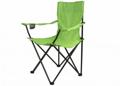 Scaun pliabil cu suport - verde deschis