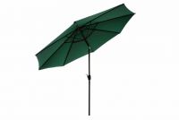 Umbrelă ø 290 cm - verde cu mâner