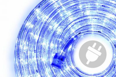 Cablu luminos LED - 480 becuri, 20 m, albastru