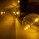 LED lanț solar cu 10 becuri