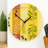 Ceas de perete WENKO 27 cm - măslin