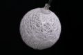Decor luminos cu LED - bile croșetate, 10 LED-uri, alb cald