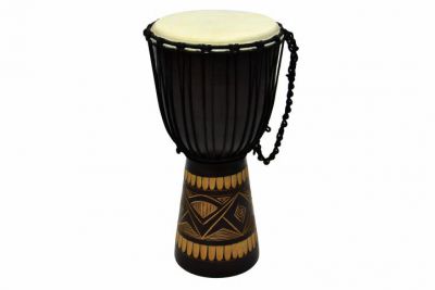 Tambur african Djembe, 50 cm - tăiat manual