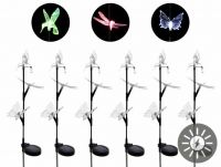 Set de iluminat LED colorat solar, 6 buc