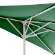Umbrelă de grădină semicirculară - verde - 2.7m