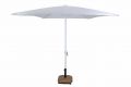 Umbrelă de soare dreptunghiular 2x3 m - alb