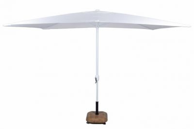 Umbrelă de soare dreptunghiular 2x3 m - alb