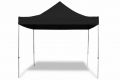 Cort grădină Foarfecă PROFI 3x3m negru+4 pereți laterali