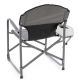 Scaun pliant de camping cu masă și suport pentru băuturi