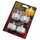 Set decorativ de LED-uri - 4 lumini de ceai - alb cald