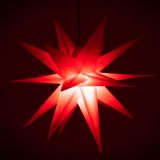 Decorațiune de Crăciun - stea cu temporizator 1 LED, 55 cm,
