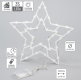 Decorațiuni pentru ferestre de Crăciun - 35 LED-uri, stea