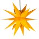 Decorațiune de Crăciun-Steaua cu cronometru 1LED,55cm,galben