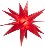 Decorațiune stea de Crăciun cu temporizator 35 cm, 10 LED-ur