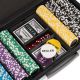Servieta de poker Texas Holdem Black Jack cu jetoane cu lase