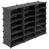 Dulap de încălțăminte neagră - sistem plug-in