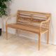 DIVERO Bancă de grădină din lemn - 119 cm