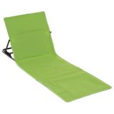 Covor de plajă reglabil cu spătar - verde