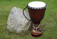 Tobă africană Djembe - 70 cm - pictată manua