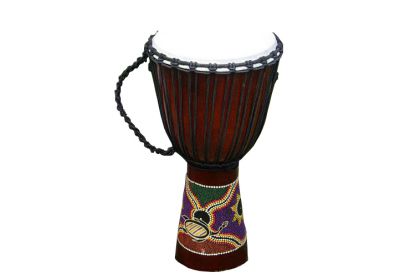 Tobă africană Djembe - 70 cm - pictată manua