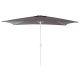 Parasol cu ​​mâner dreptunghiular - antracit 2 x 3 m