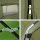 Cort pentru o persoană cu șezlong - 185 x 76 x 154 cm, verde