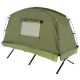 Cort pentru o persoană cu șezlong - 185 x 76 x 154 cm, verde