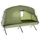 Cort pentru o persoană cu șezlong - 185 x 76 x 154 cm, verde