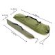 Cort pentru o persoană cu șezlong - 185 x 76 x 154 cm, verde