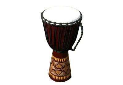 Tobă africană Djembe, 70 cm - sculptată manual