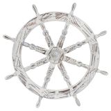 Cârmă de lemn Garthen decor rustic elegant - 60 cm