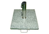 Suport de umbrele - granit / oțel inoxidabil 25 kg