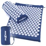 MAXXIVA Saltea de presopunctură cu pernă, 75x42cm ,albastru