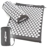 MAXXIVA  Saltea pentru presopunctură cu pernă, 75x42cm, gri