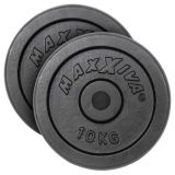 MAXXIVA Set de greutăți 2 x 10 kg, fontă