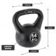 MAXXIVA Kettlebell, neagră, 14 kg
