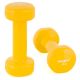 Set gantere vinil MAXXIVA, 2 x 1 kg, galben
