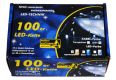 Lanț de Crăciun LED - 10 m, 100 de LED-uri, alb cald
