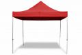 Cort de grădină Foarfecă PROFI 3x3 m roșu +2 pereți laterali