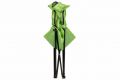 Set camping - 2x scaune pliante cu suport - verde deschis
