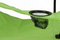 Set camping - 2x scaune pliante cu suport - verde deschis