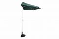 Umbrelă de grădină semicircular verde incl. accesorii