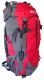 Rucsac pentru drumeții montane 60 l - roșu