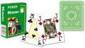 Cărți de poker Modiano 4 colțuri 100% plastic-Verde deschis
