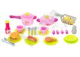 Bucătărie G21 roz pentru copii cu accesorii, mare