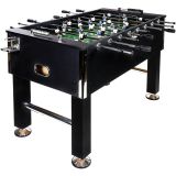 Fotbal de masă profesional Leeds, 140 x 73 x 87 cm, negru
