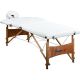 Masă portabilă de masaj DELUXE MOVIT alb 185 x 80 cm